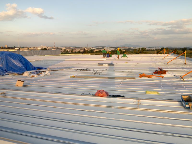 Industrial Roof Replacement detail
